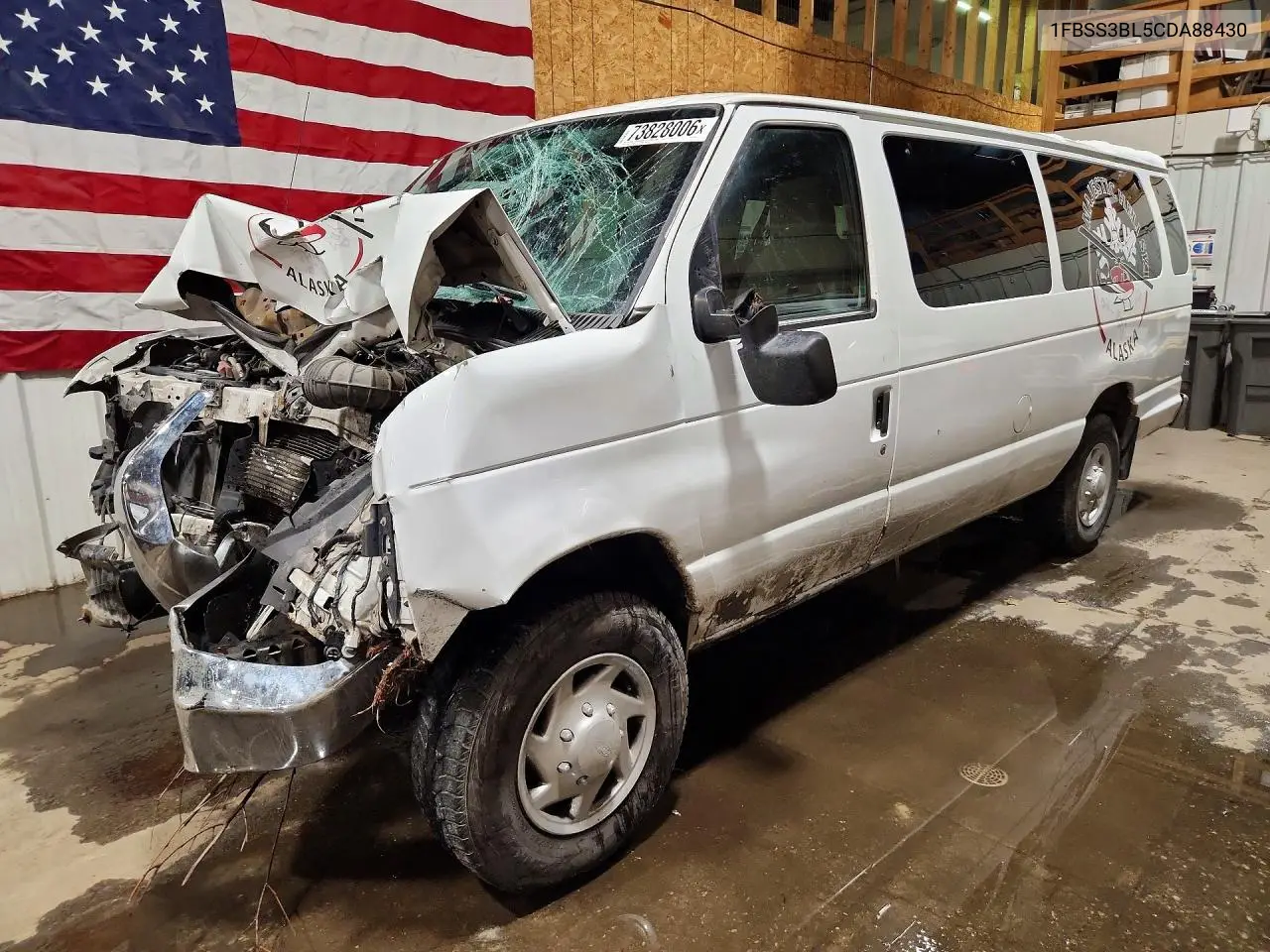 FORD ECONOLINE 2012, VIN 1FBSS3BL5CDA88430