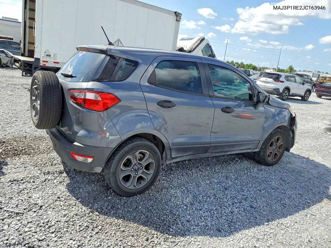 2018 FORD ECOSPORT VIN MAJ3P1RE2JC163946 — фото 3