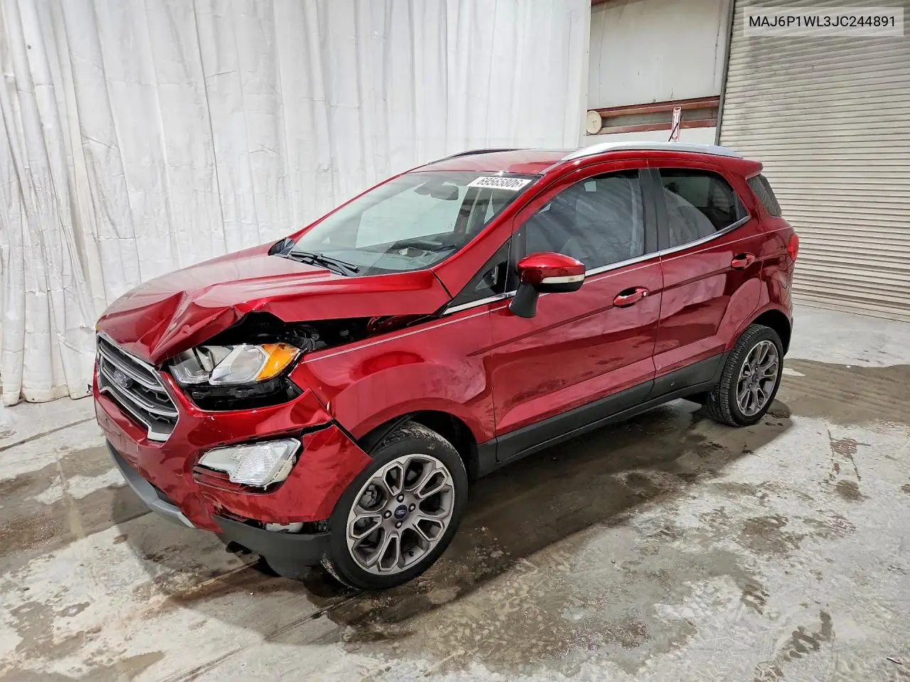FORD ECOSPORT 2018, VIN MAJ6P1WL3JC244891