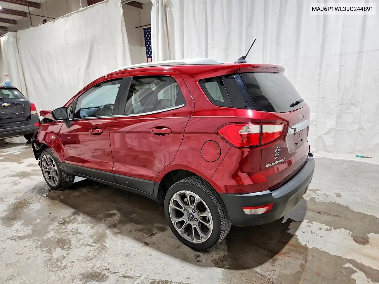 2018 FORD ECOSPORT VIN MAJ6P1WL3JC244891 — фото 2