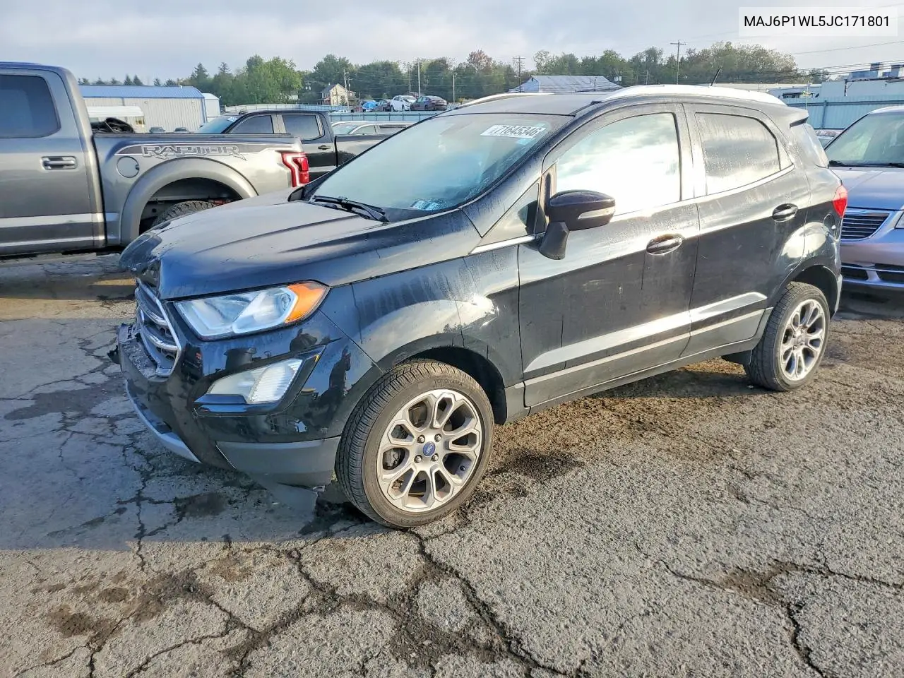 FORD ECOSPORT 2018, VIN MAJ6P1WL5JC171801