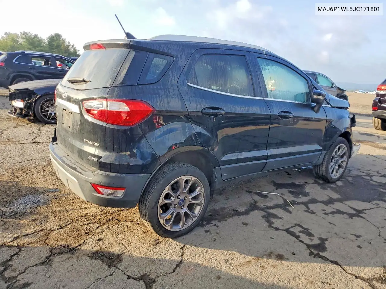 2018 FORD ECOSPORT VIN MAJ6P1WL5JC171801 — фото 3