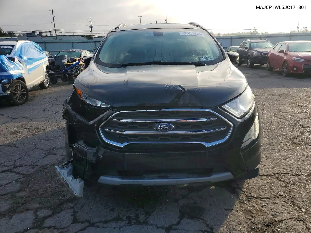 2018 FORD ECOSPORT VIN MAJ6P1WL5JC171801 — фото 5