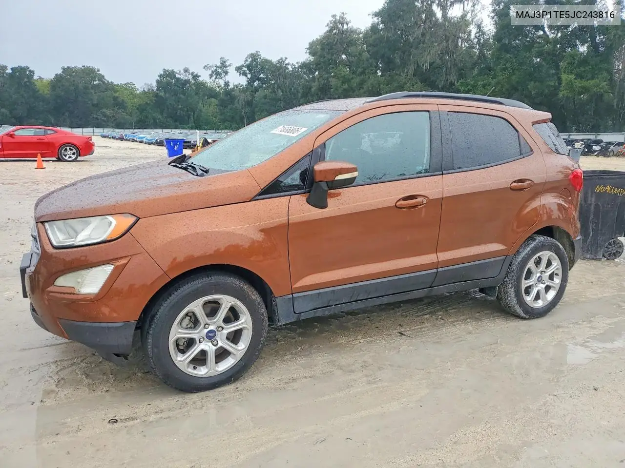 FORD ECOSPORT 2018, VIN MAJ3P1TE5JC243816