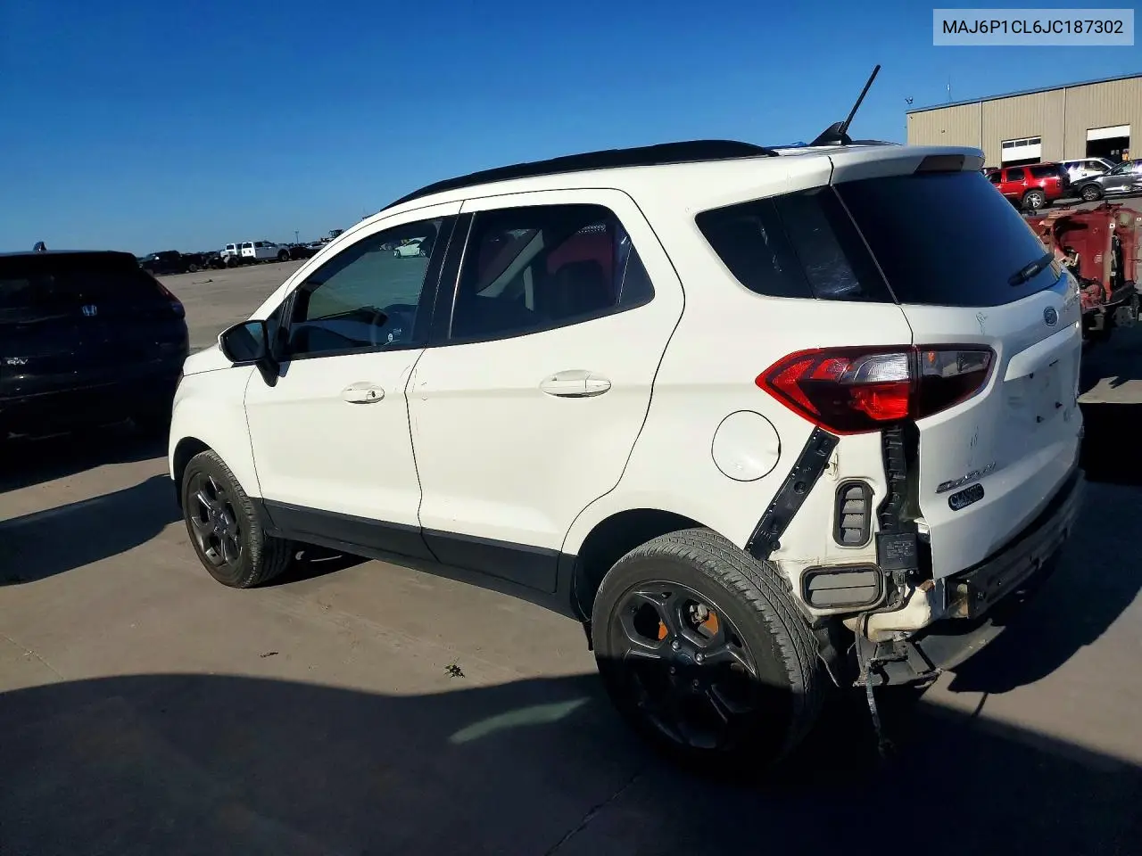 2018 FORD ECOSPORT VIN MAJ6P1CL6JC187302 — фото 2