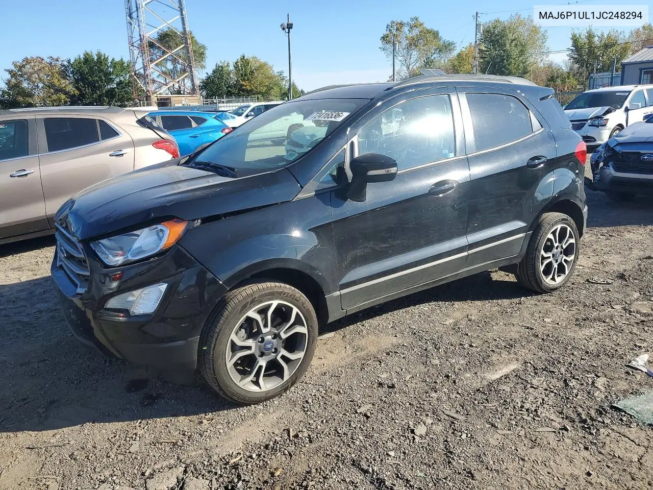 FORD ECOSPORT 2018, VIN MAJ6P1UL1JC248294