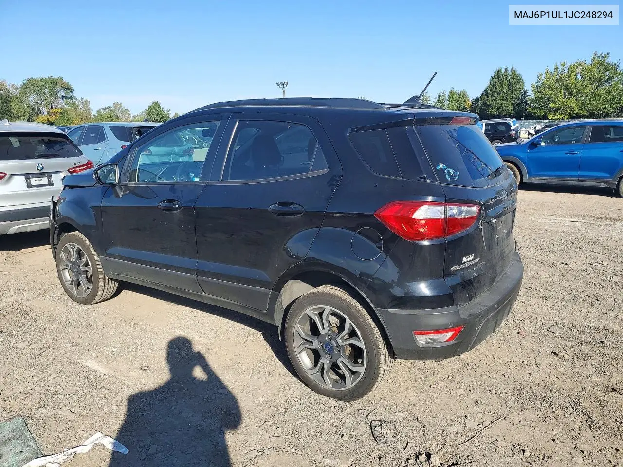 2018 FORD ECOSPORT VIN MAJ6P1UL1JC248294 — фото 2