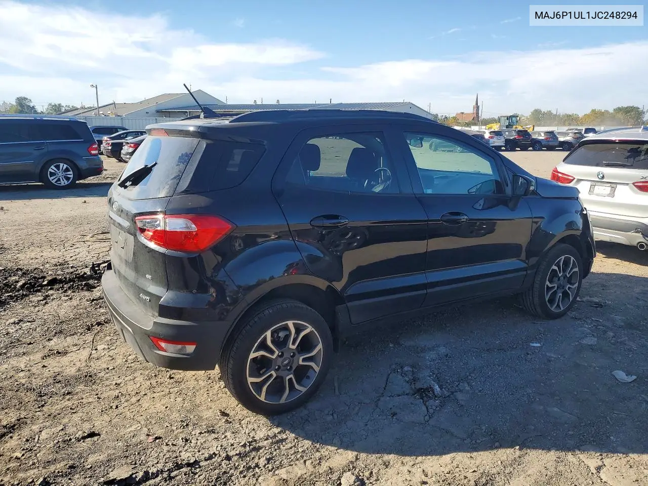 2018 FORD ECOSPORT VIN MAJ6P1UL1JC248294 — фото 3