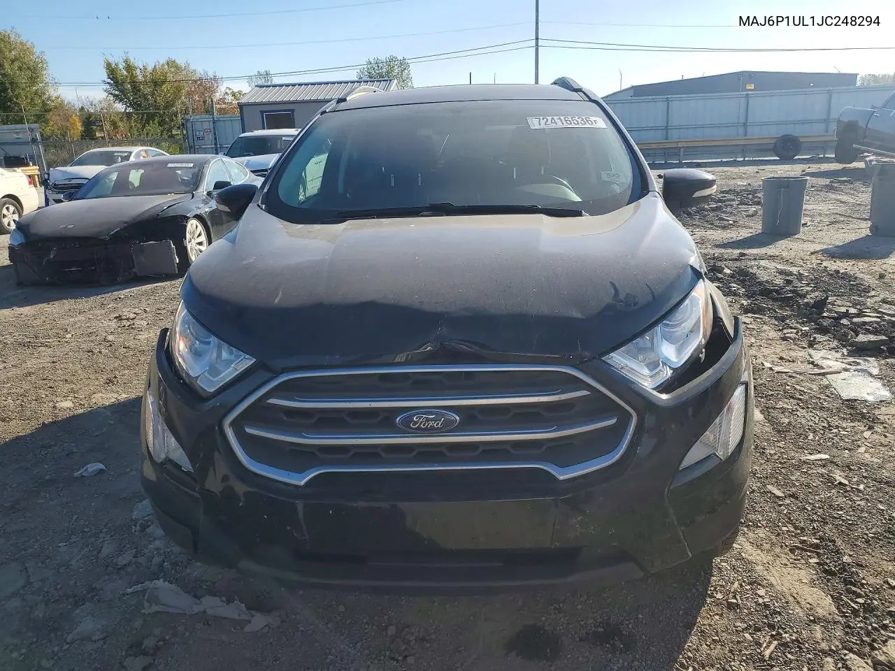 2018 FORD ECOSPORT VIN MAJ6P1UL1JC248294 — фото 5