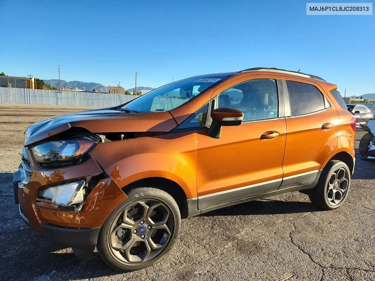 FORD ECOSPORT 2018, VIN MAJ6P1CL8JC208313