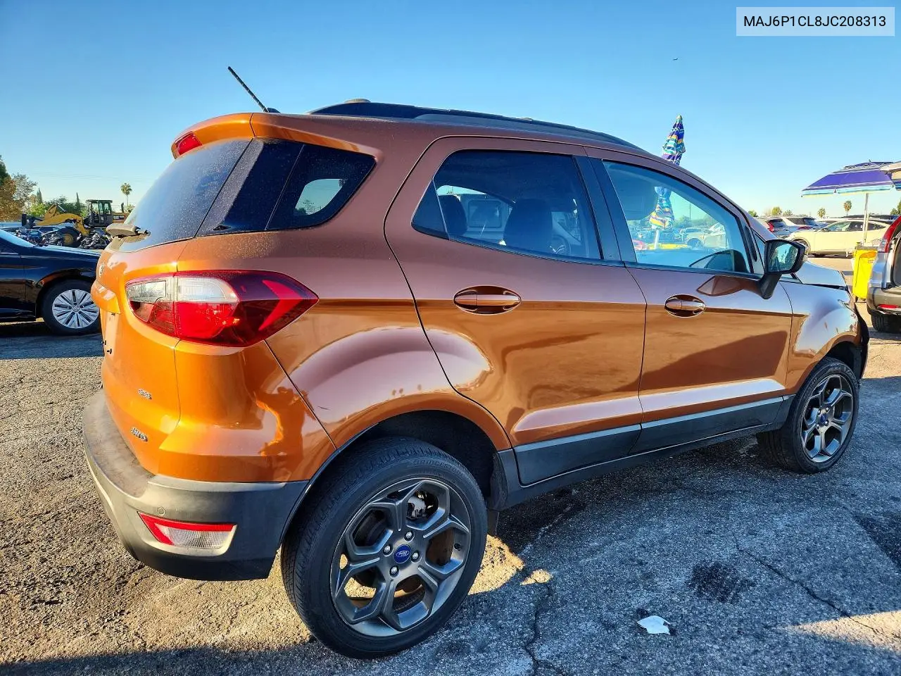 2018 FORD ECOSPORT VIN MAJ6P1CL8JC208313 — фото 3