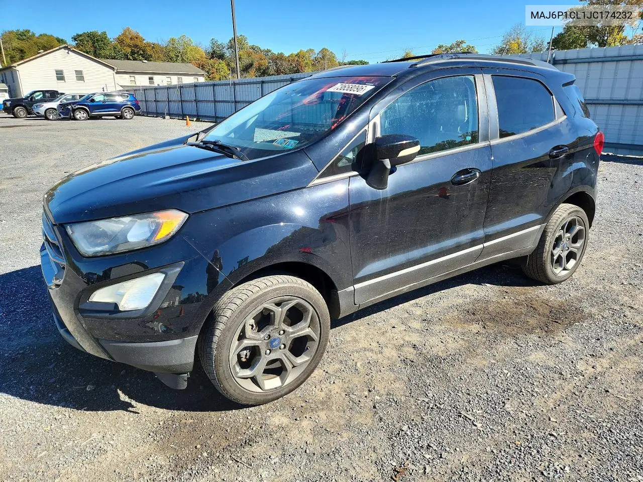 FORD ECOSPORT 2018, VIN MAJ6P1CL1JC174232