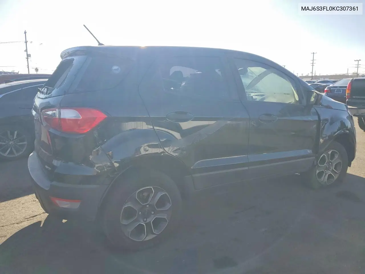 2019 FORD ECOSPORT VIN MAJ6S3FL0KC307361 — фото 3