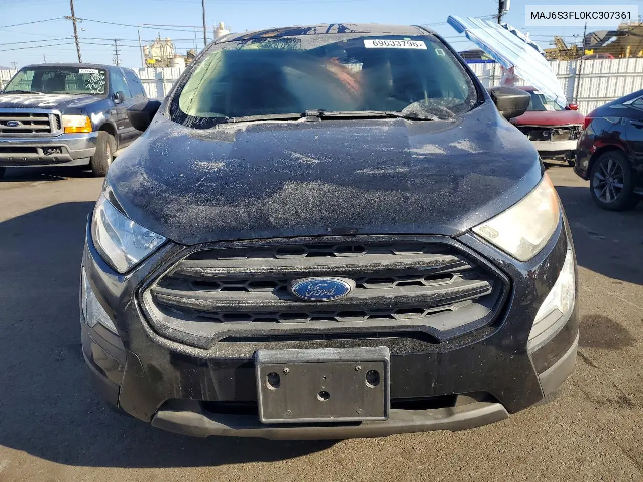 2019 FORD ECOSPORT VIN MAJ6S3FL0KC307361 — фото 5
