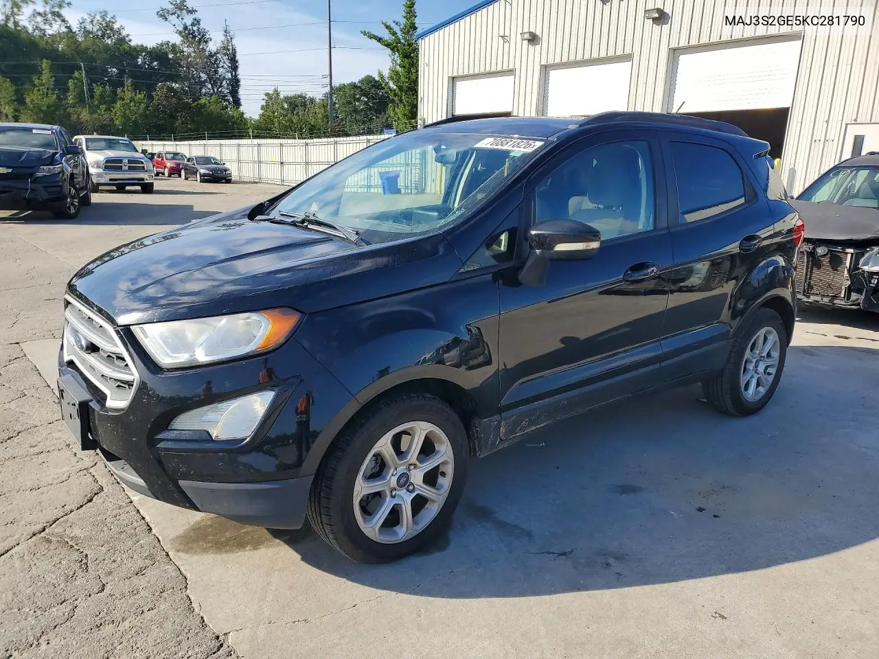 FORD ECOSPORT 2019, VIN MAJ3S2GE5KC281790