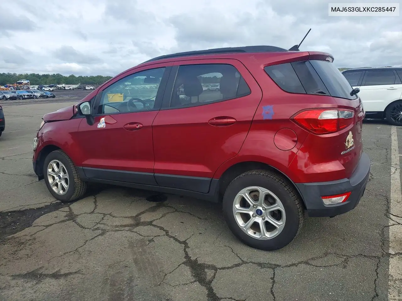 2019 FORD ECOSPORT VIN MAJ6S3GLXKC285447 — фото 2