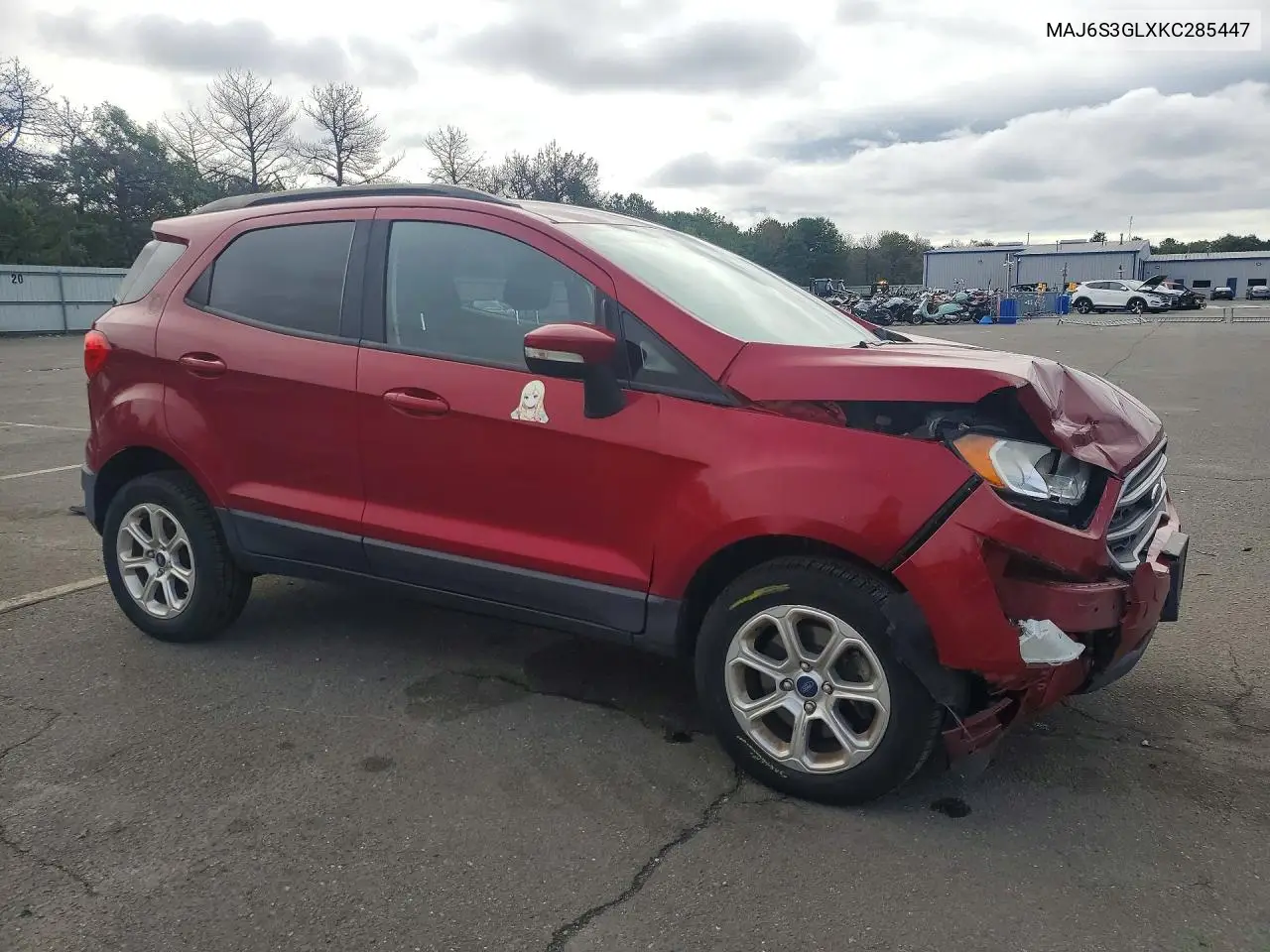 2019 FORD ECOSPORT VIN MAJ6S3GLXKC285447 — фото 4