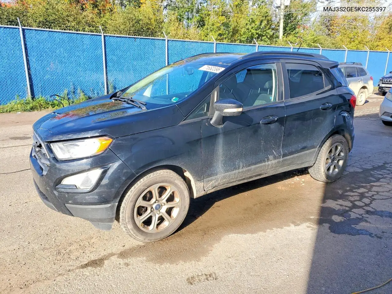 FORD ECOSPORT 2019, VIN MAJ3S2GE5KC255397