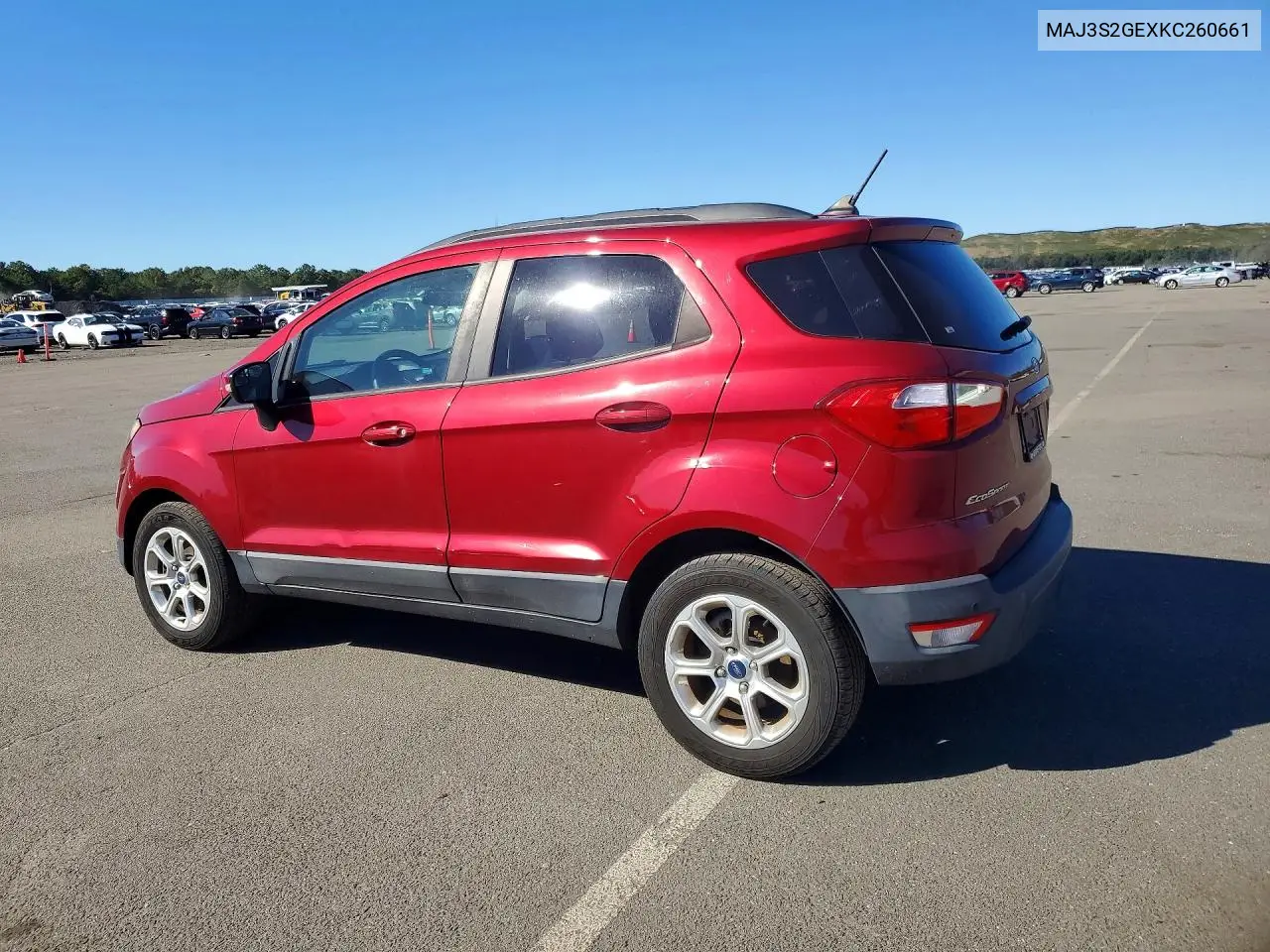 2019 FORD ECOSPORT VIN MAJ3S2GEXKC260661 — фото 2