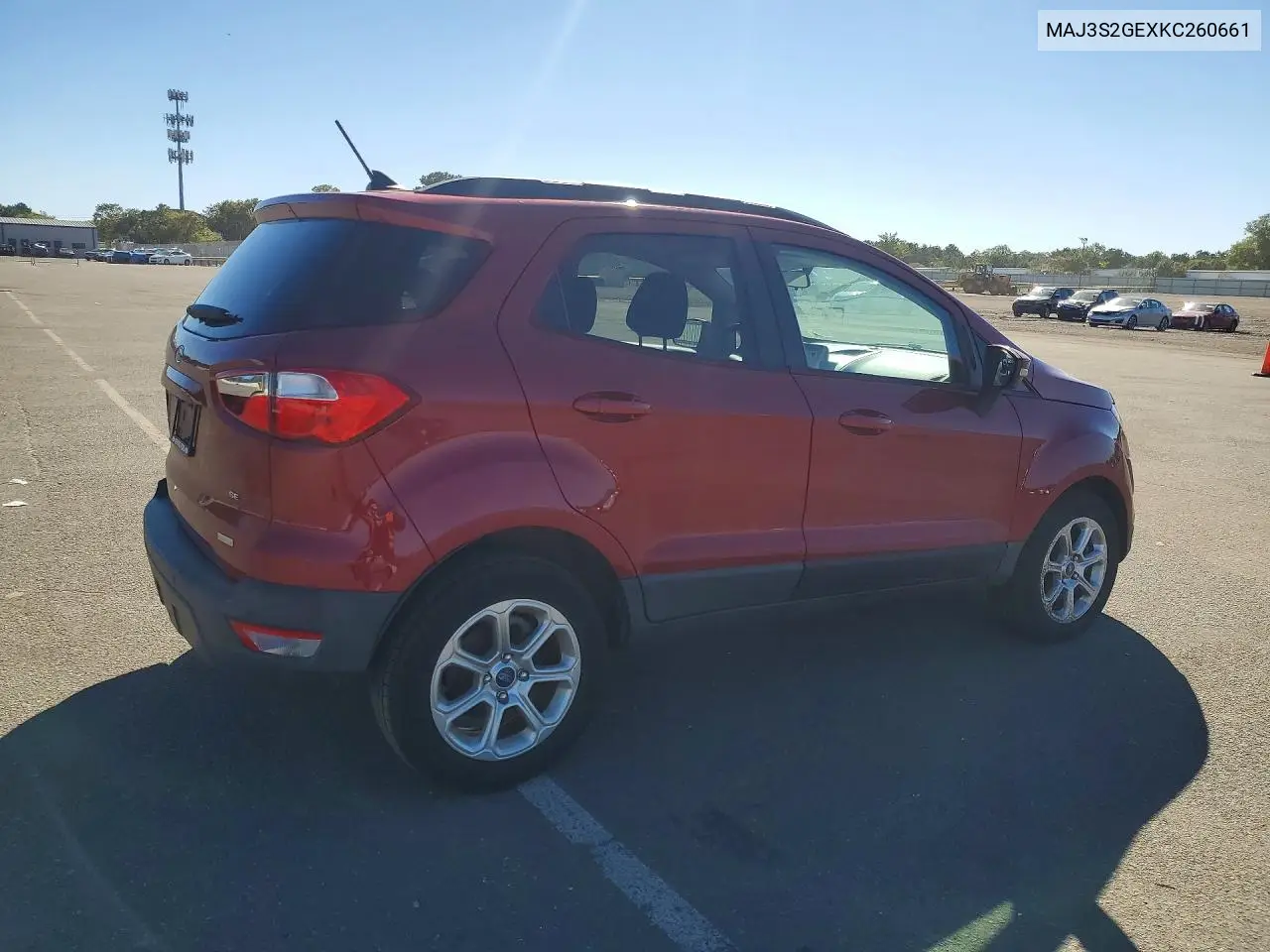 2019 FORD ECOSPORT VIN MAJ3S2GEXKC260661 — фото 3