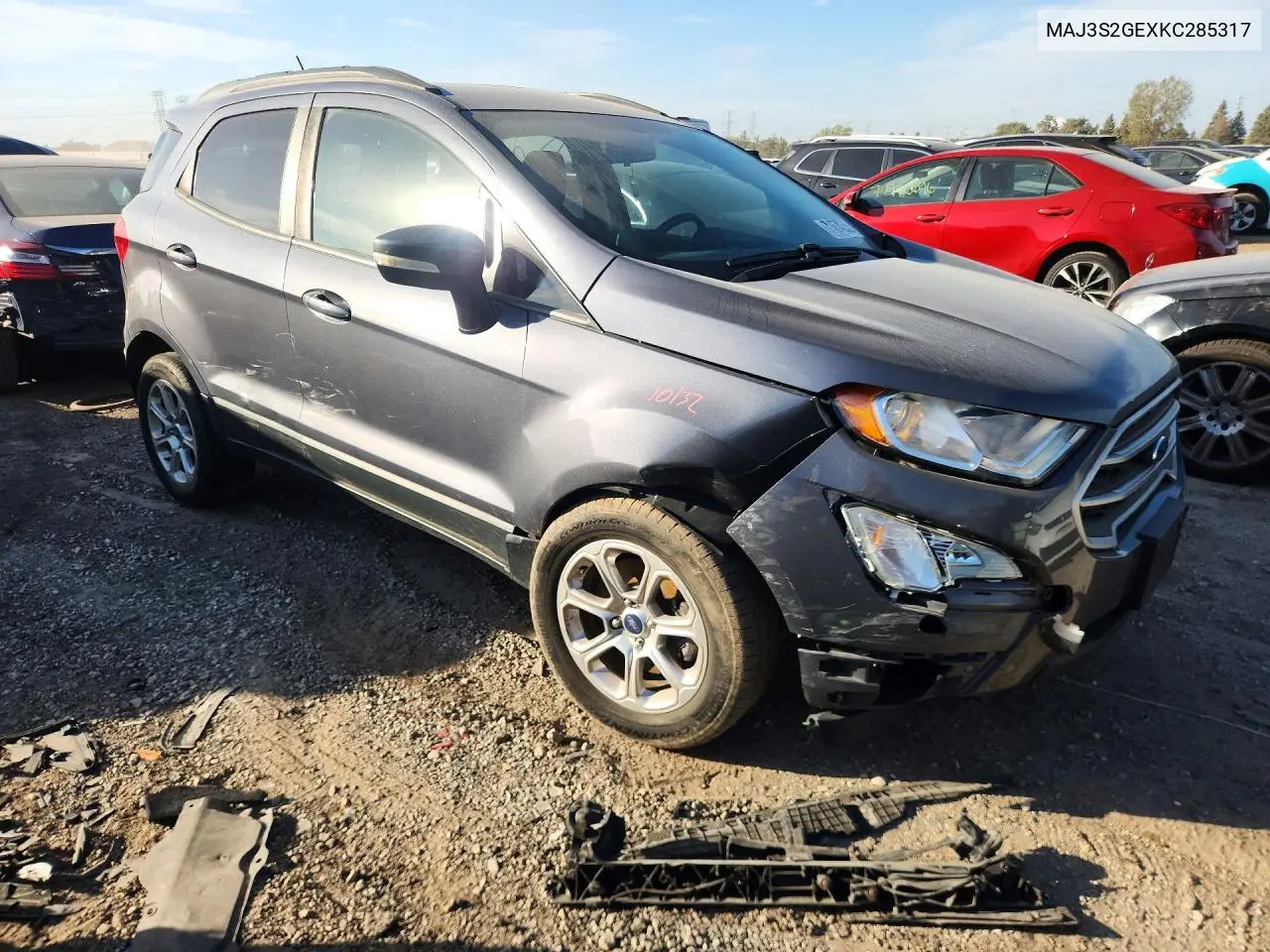 2019 FORD ECOSPORT VIN MAJ3S2GEXKC285317 — фото 4
