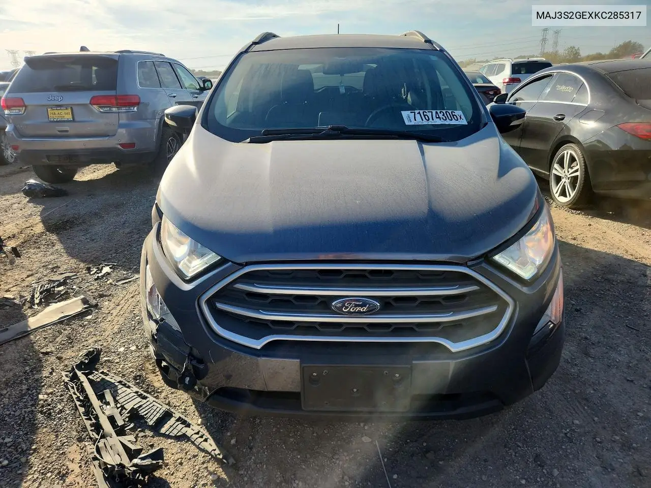2019 FORD ECOSPORT VIN MAJ3S2GEXKC285317 — фото 5