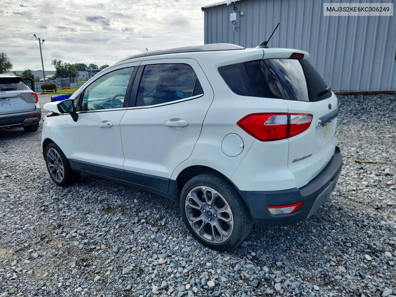 2019 FORD ECOSPORT VIN MAJ3S2KE6KC306249 — фото 2