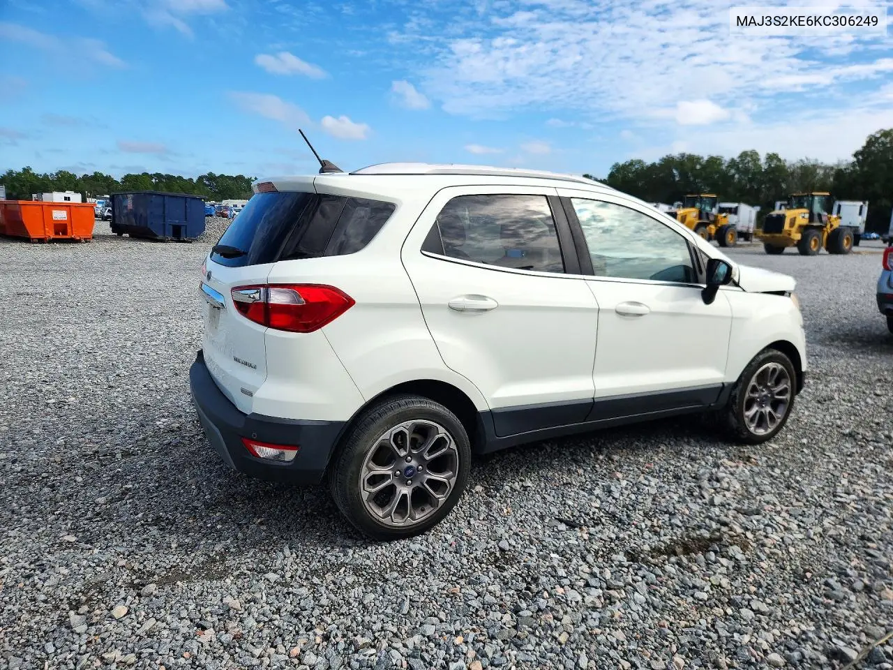 2019 FORD ECOSPORT VIN MAJ3S2KE6KC306249 — фото 3