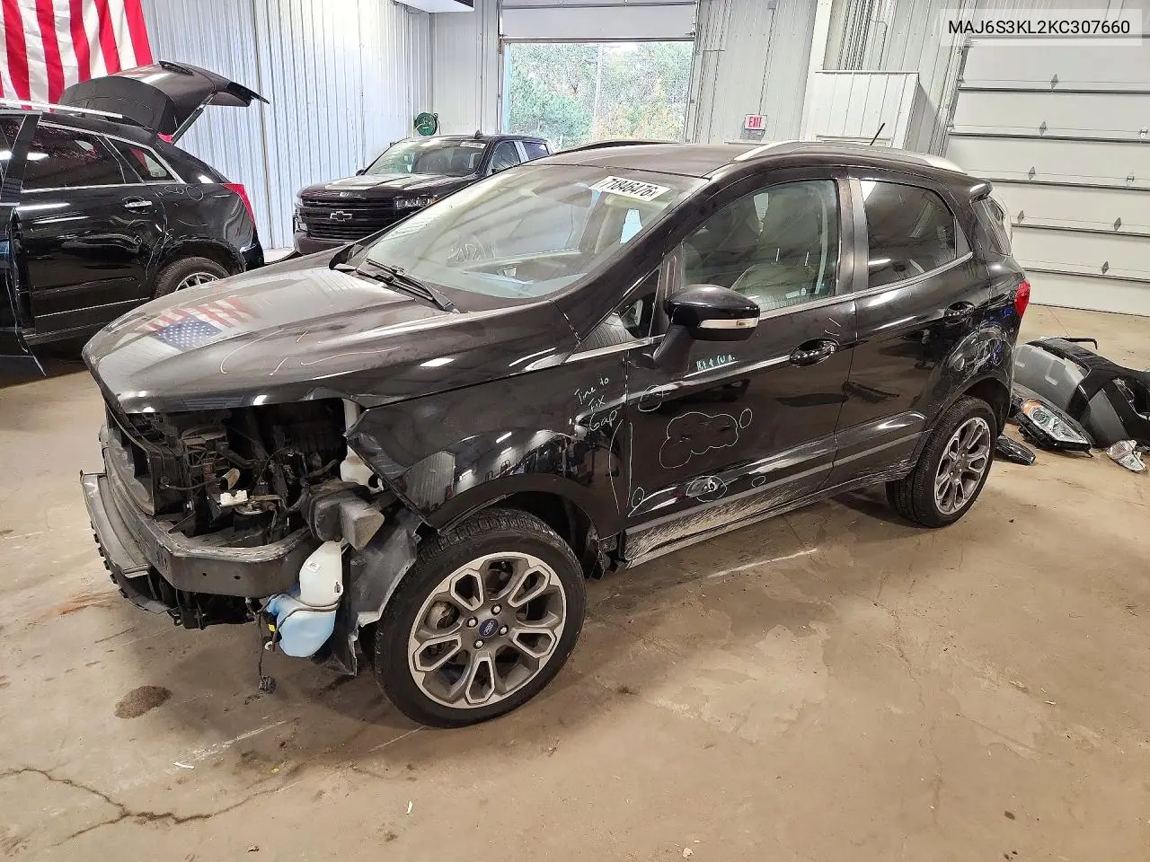 FORD ECOSPORT 2019, VIN MAJ6S3KL2KC307660