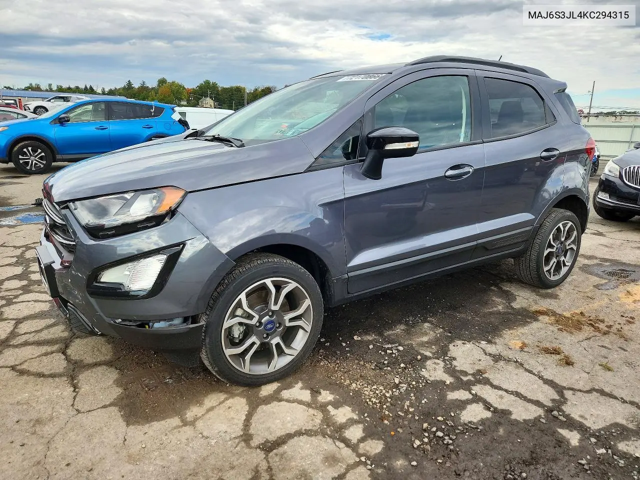 FORD ECOSPORT 2019, VIN MAJ6S3JL4KC294315