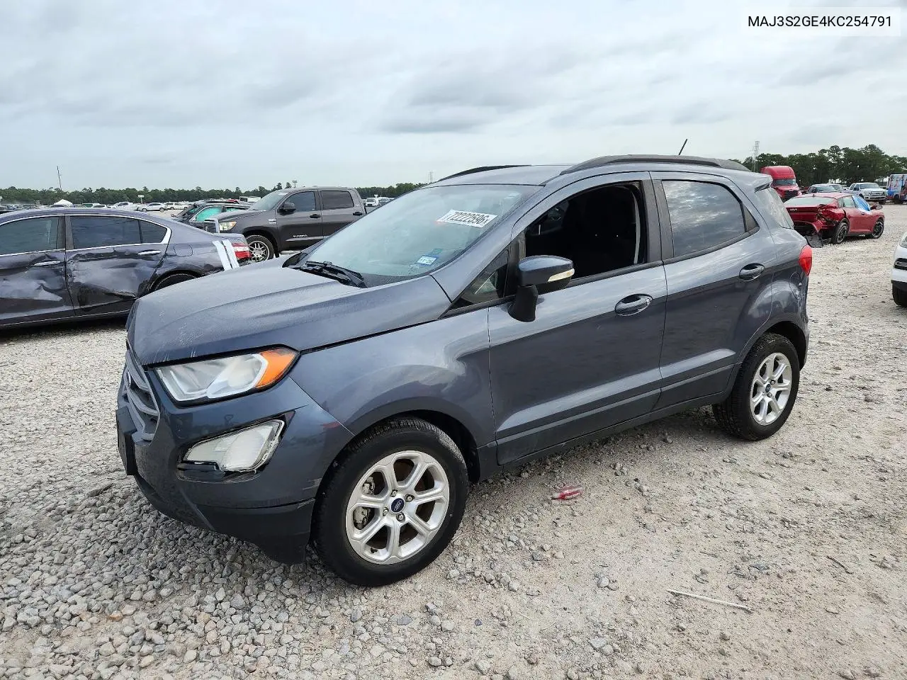 FORD ECOSPORT 2019, VIN MAJ3S2GE4KC254791