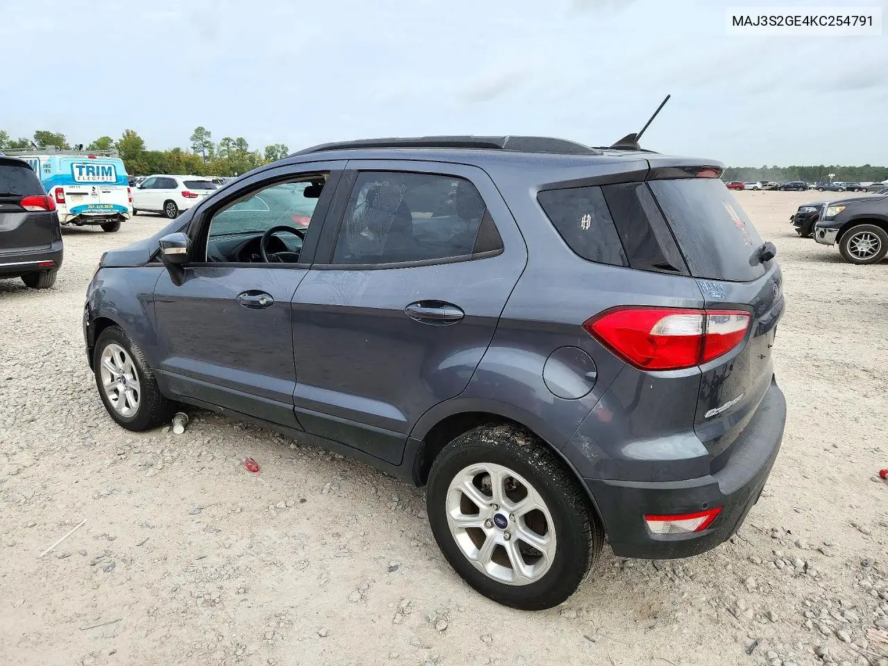 2019 FORD ECOSPORT VIN MAJ3S2GE4KC254791 — фото 2