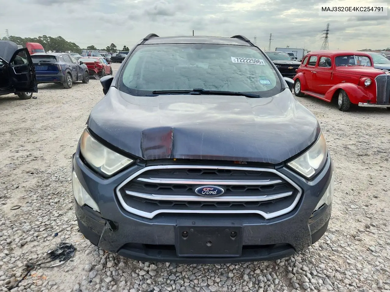 2019 FORD ECOSPORT VIN MAJ3S2GE4KC254791 — фото 5