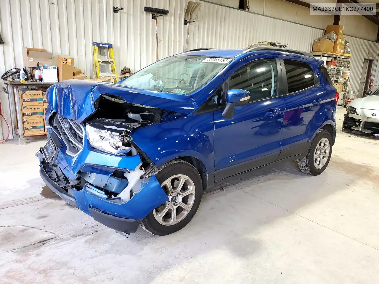 FORD ECOSPORT 2019, VIN MAJ3S2GE1KC277400