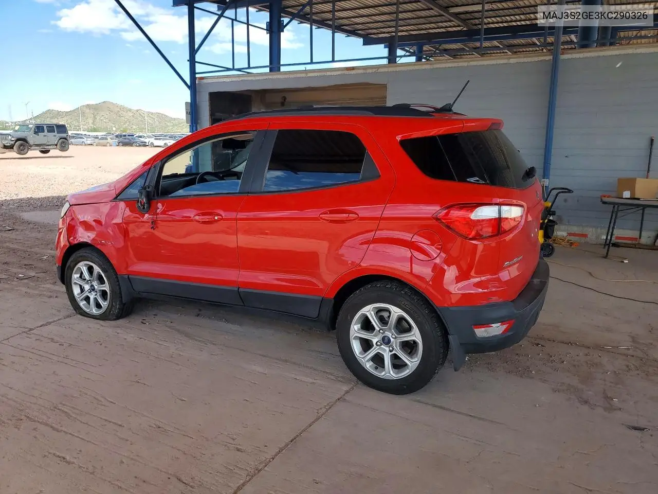 2019 FORD ECOSPORT VIN MAJ3S2GE3KC290326 — фото 2
