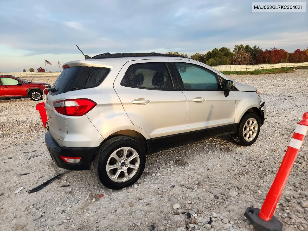 2019 FORD ECOSPORT VIN MAJ6S3GL7KC304021 — фото 3