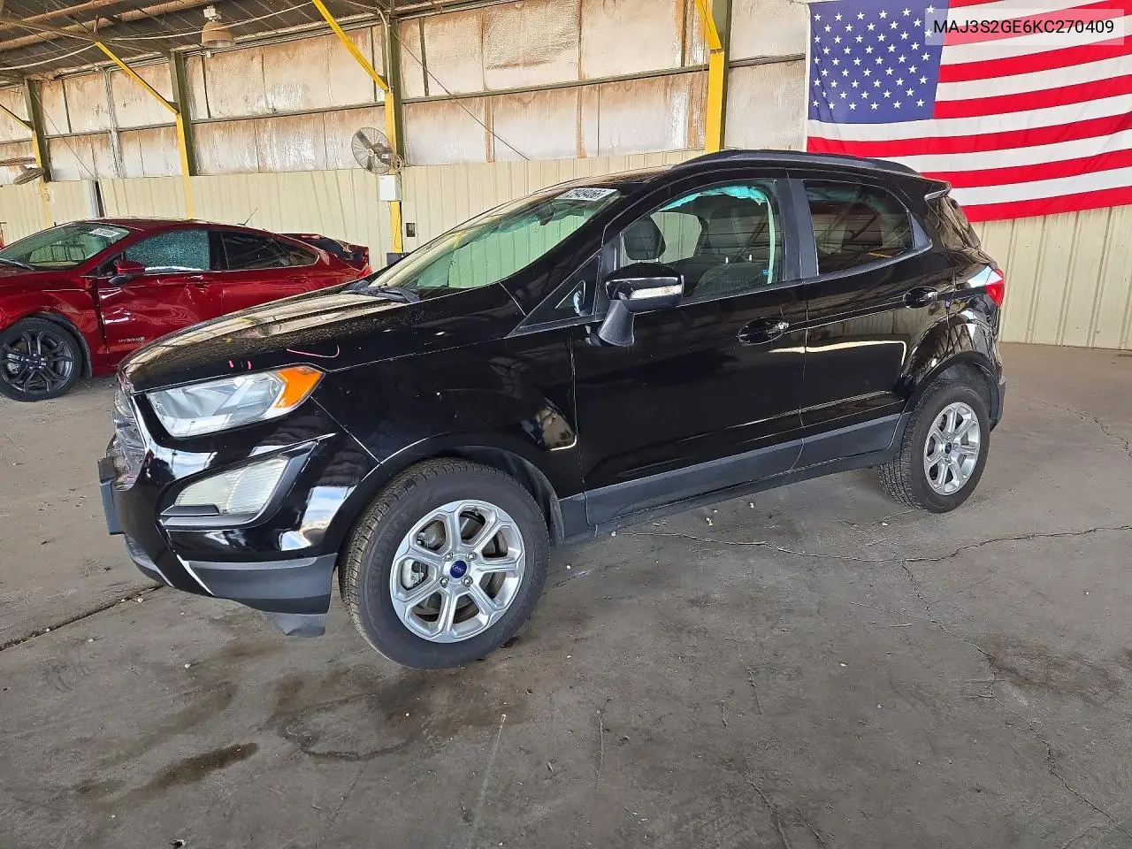 FORD ECOSPORT 2019, VIN MAJ3S2GE6KC270409