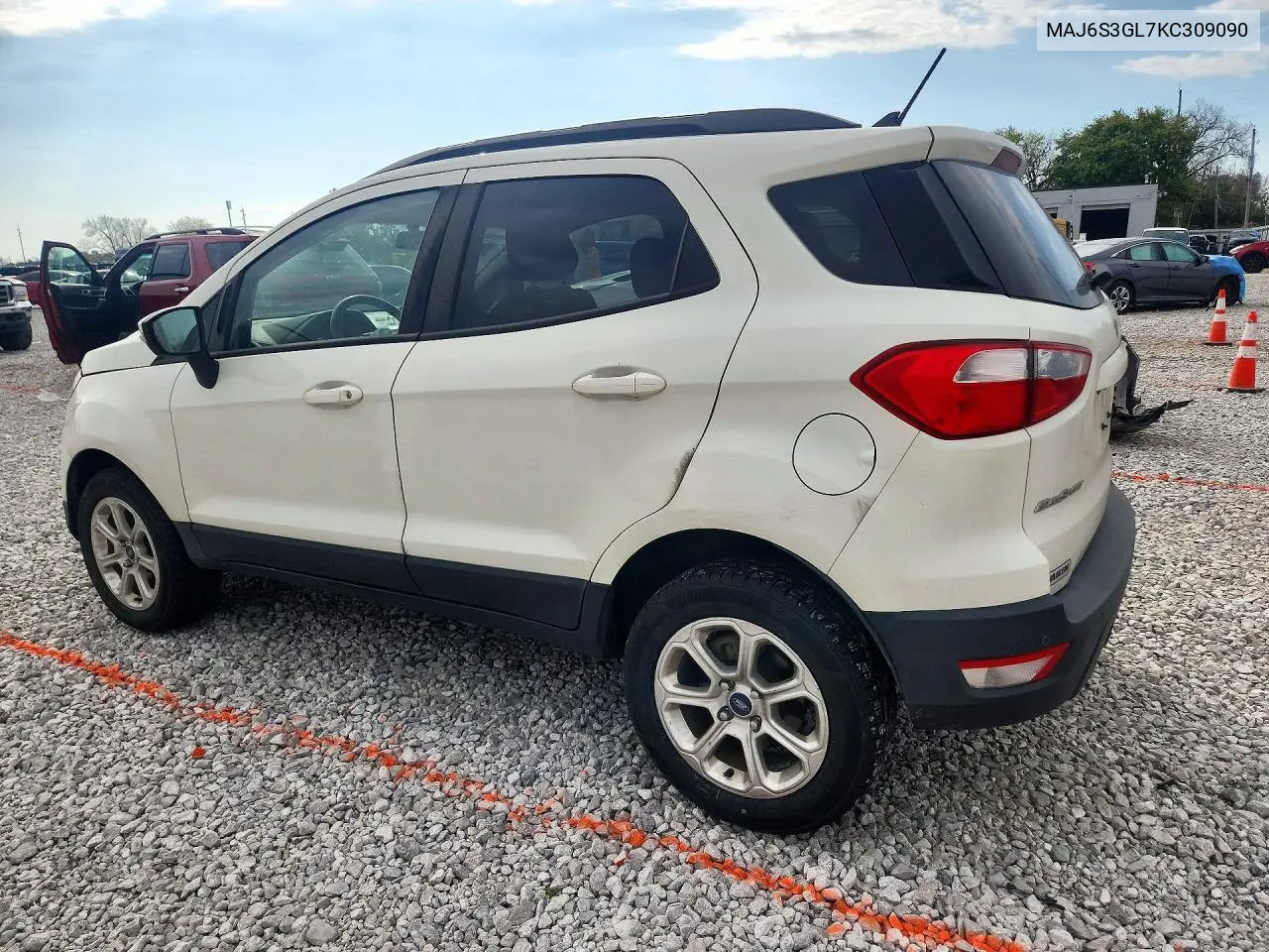 2019 FORD ECOSPORT VIN MAJ6S3GL7KC309090 — фото 2