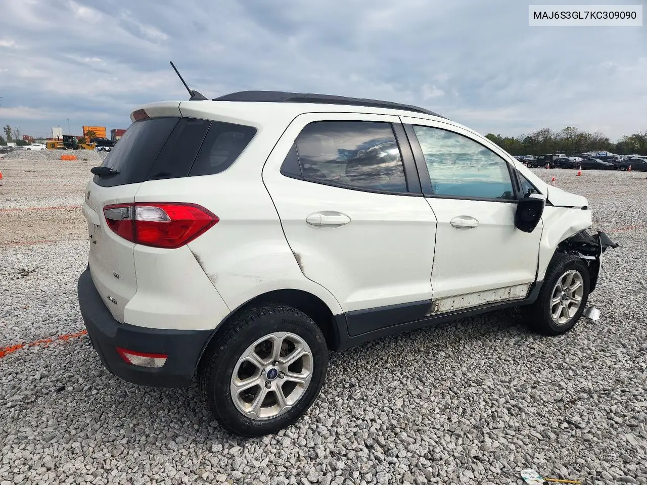 2019 FORD ECOSPORT VIN MAJ6S3GL7KC309090 — фото 3