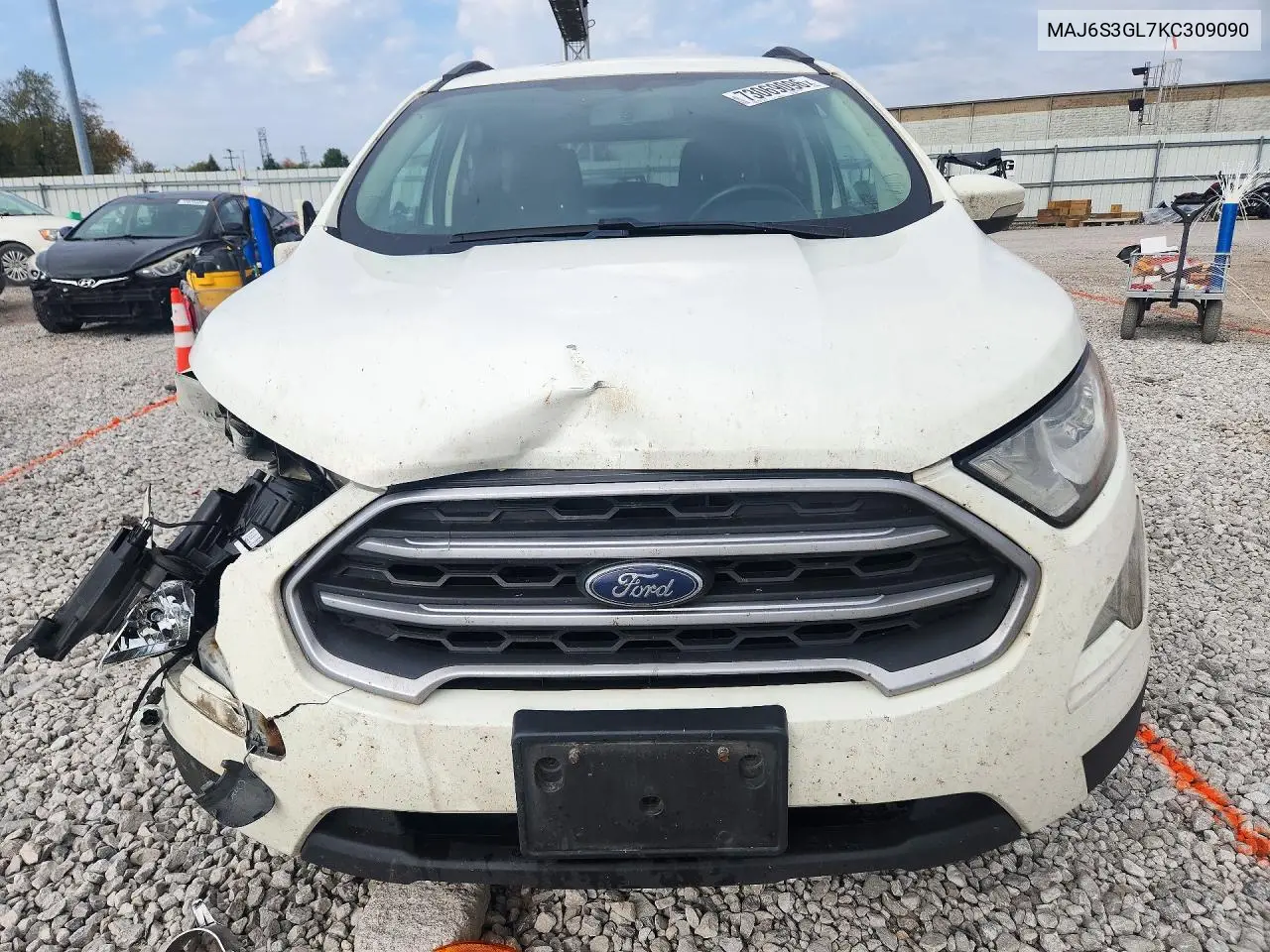 2019 FORD ECOSPORT VIN MAJ6S3GL7KC309090 — фото 5