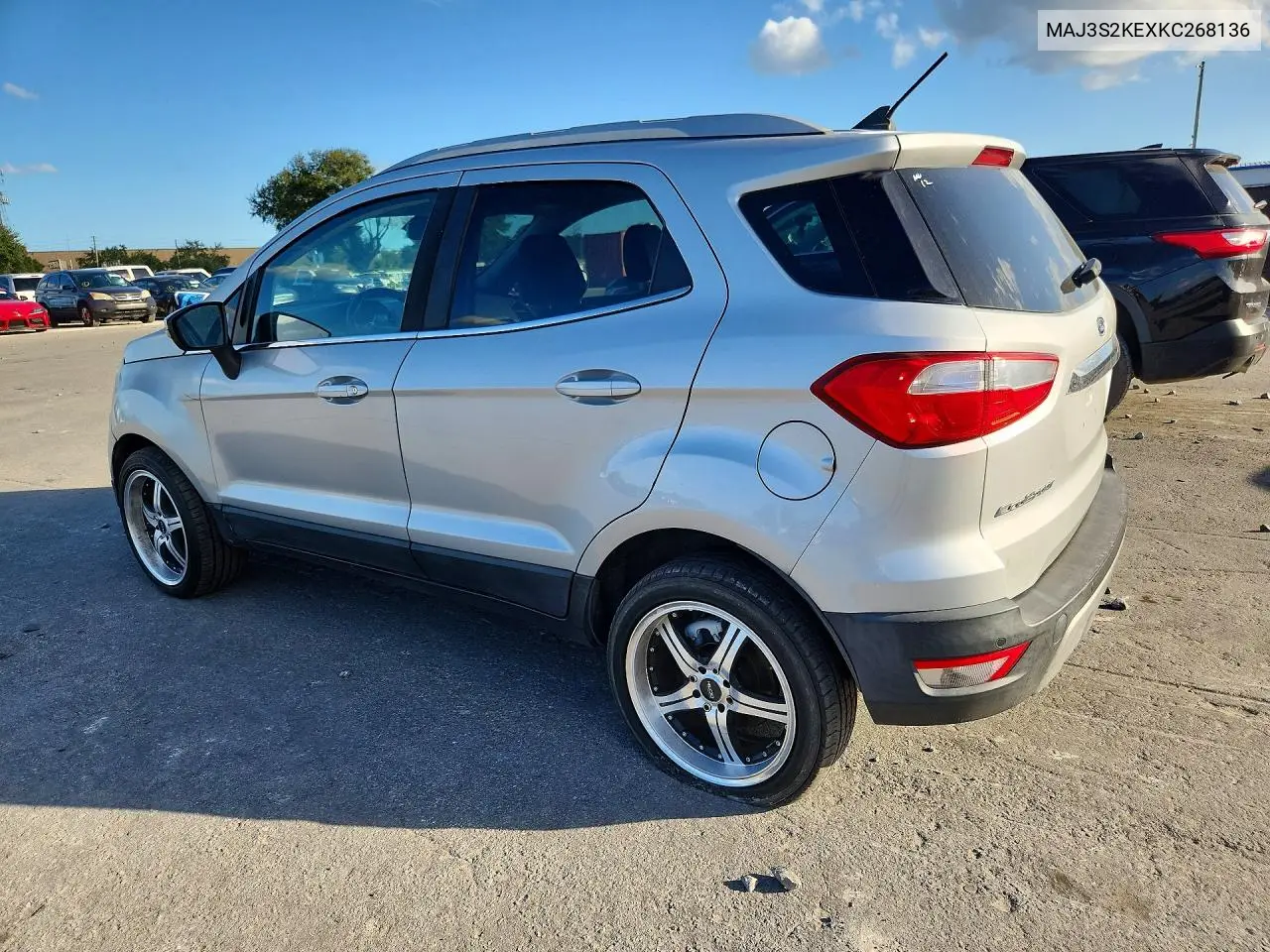 2019 FORD ECOSPORT VIN MAJ3S2KEXKC268136 — фото 2