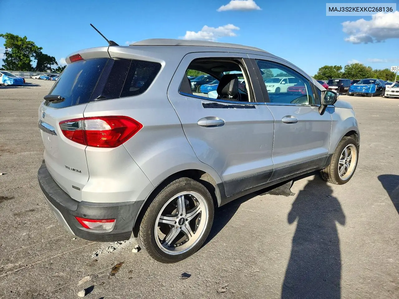 2019 FORD ECOSPORT VIN MAJ3S2KEXKC268136 — фото 3
