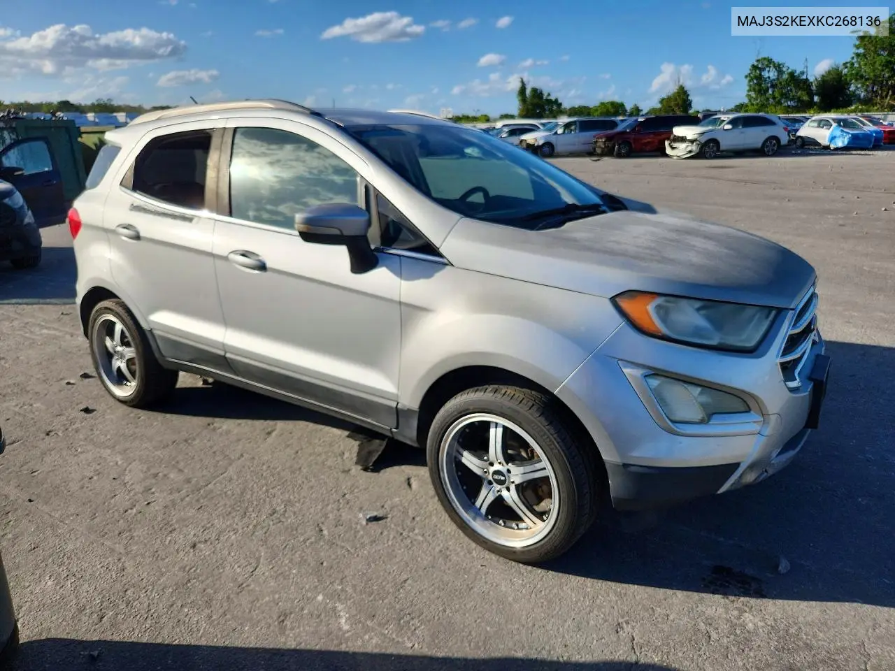 2019 FORD ECOSPORT VIN MAJ3S2KEXKC268136 — фото 4