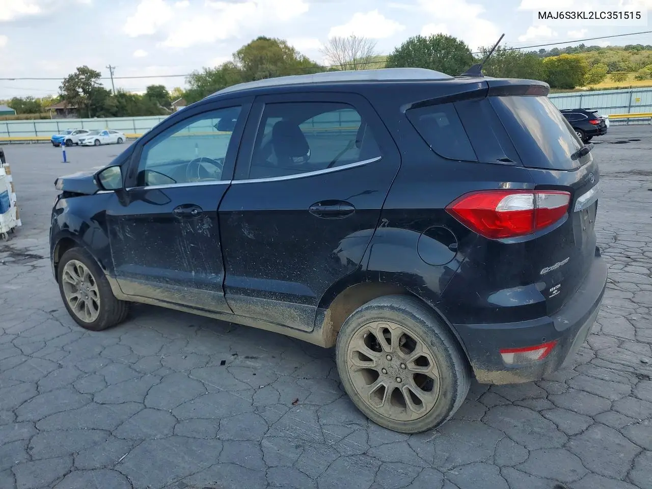 2020 FORD ECOSPORT VIN MAJ6S3KL2LC351515 — фото 2