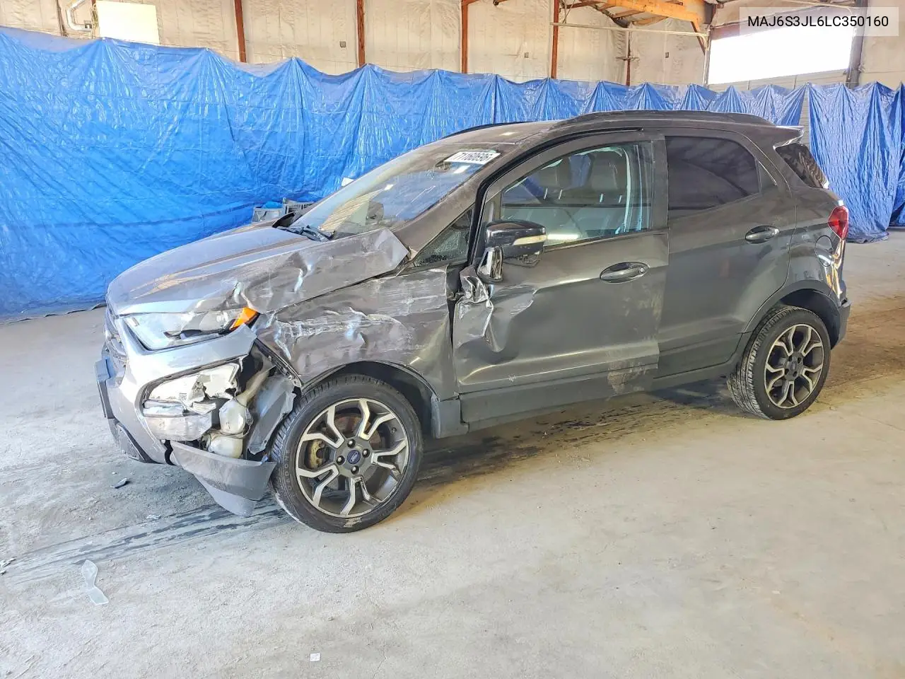 FORD ECOSPORT 2020, VIN MAJ6S3JL6LC350160