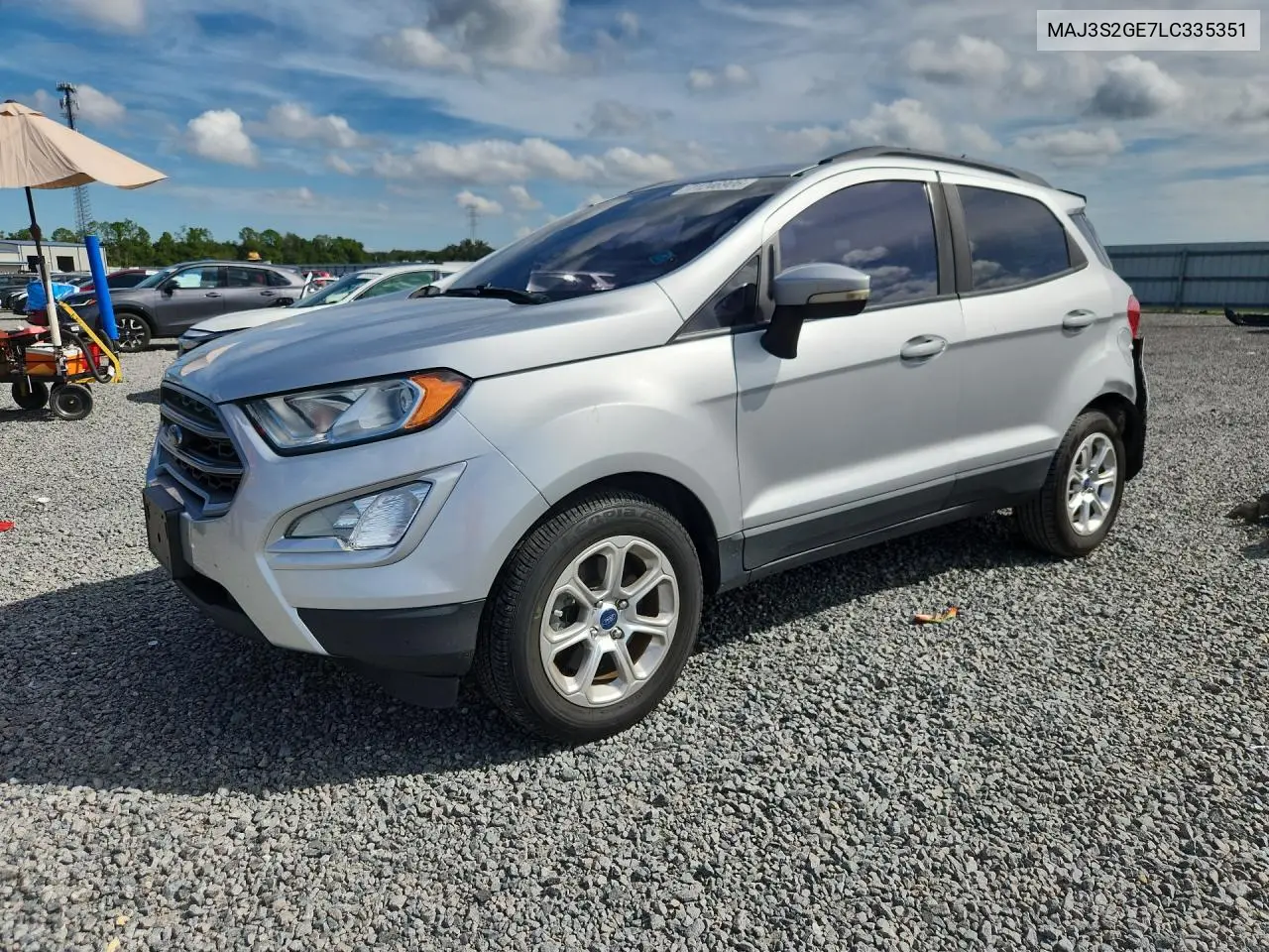 FORD ECOSPORT 2020, VIN MAJ3S2GE7LC335351