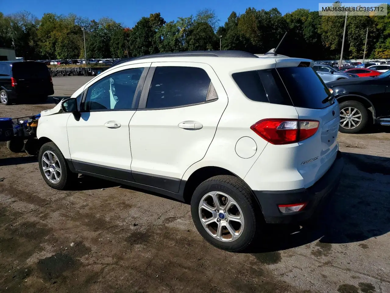2020 FORD ECOSPORT VIN MAJ6S3GL8LC385712 — фото 2