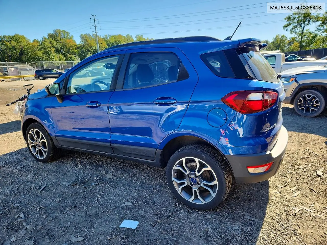 2020 FORD ECOSPORT VIN MAJ6S3JL5LC336413 — фото 2