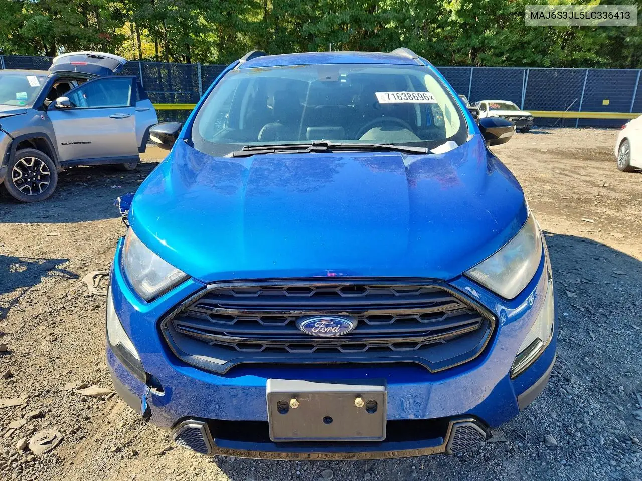 2020 FORD ECOSPORT VIN MAJ6S3JL5LC336413 — фото 5