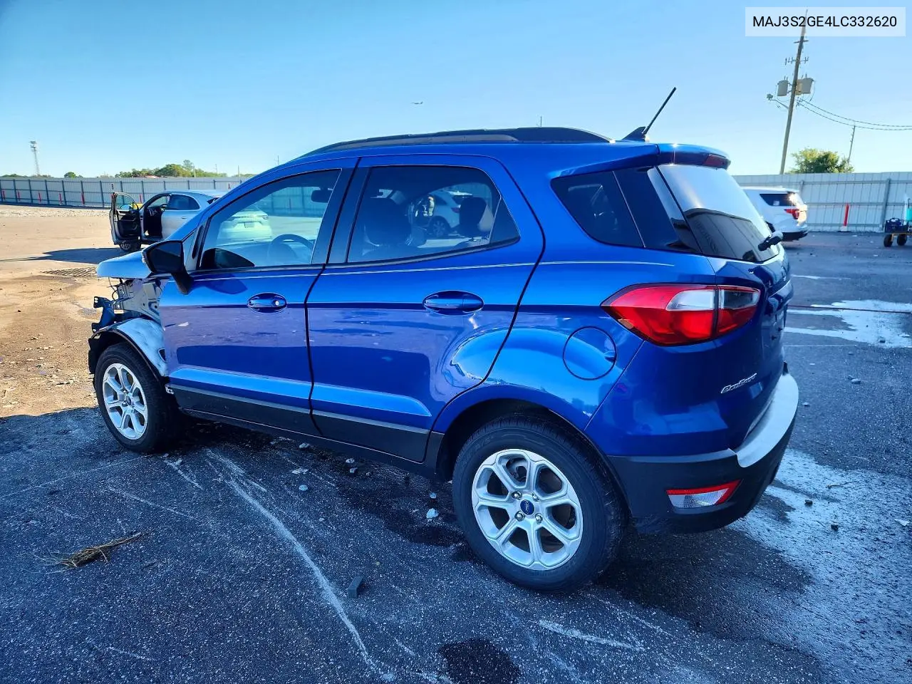 2020 FORD ECOSPORT VIN MAJ3S2GE4LC332620 — фото 2